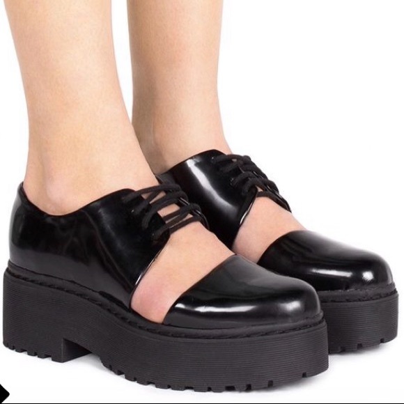 JEFFREY CAMPBELL CASIMIR PLATFORM SHOES - Picture 1 of 6